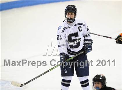 Thumbnail 2 in Watertown/Pomperaug vs. Staples/Weston/Shelton (CIAC Division 3 Final) photogallery.