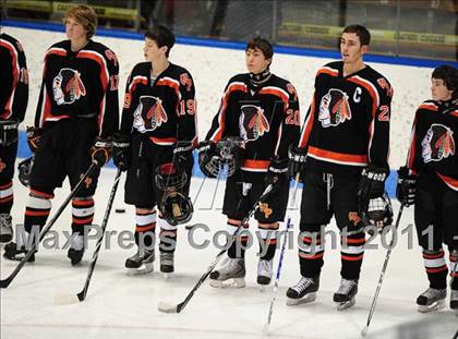 Thumbnail 1 in Watertown/Pomperaug vs. Staples/Weston/Shelton (CIAC Division 3 Final) photogallery.