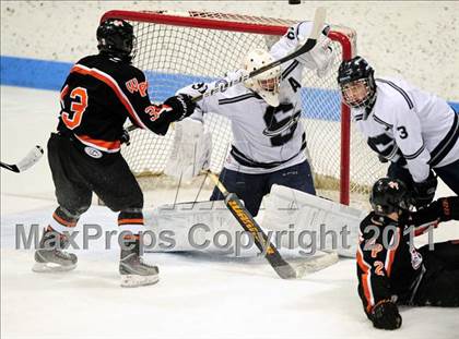 Thumbnail 3 in Watertown/Pomperaug vs. Staples/Weston/Shelton (CIAC Division 3 Final) photogallery.