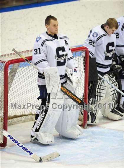 Thumbnail 3 in Watertown/Pomperaug vs. Staples/Weston/Shelton (CIAC Division 3 Final) photogallery.