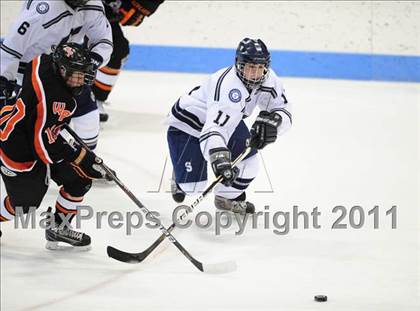 Thumbnail 3 in Watertown/Pomperaug vs. Staples/Weston/Shelton (CIAC Division 3 Final) photogallery.
