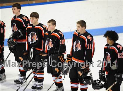 Thumbnail 3 in Watertown/Pomperaug vs. Staples/Weston/Shelton (CIAC Division 3 Final) photogallery.