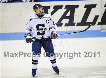 Thumbnail 3 in Watertown/Pomperaug vs. Staples/Weston/Shelton (CIAC Division 3 Final) photogallery.