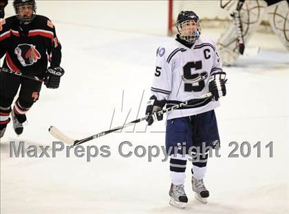 Thumbnail 2 in Watertown/Pomperaug vs. Staples/Weston/Shelton (CIAC Division 3 Final) photogallery.