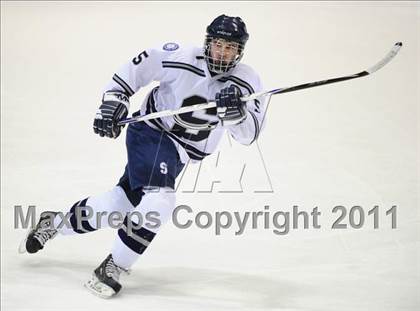 Thumbnail 3 in Watertown/Pomperaug vs. Staples/Weston/Shelton (CIAC Division 3 Final) photogallery.
