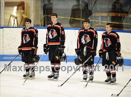 Thumbnail 3 in Watertown/Pomperaug vs. Staples/Weston/Shelton (CIAC Division 3 Final) photogallery.