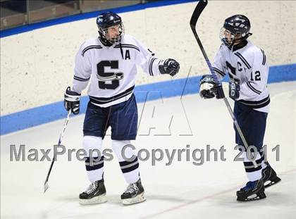 Thumbnail 2 in Watertown/Pomperaug vs. Staples/Weston/Shelton (CIAC Division 3 Final) photogallery.