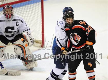 Thumbnail 1 in Watertown/Pomperaug vs. Staples/Weston/Shelton (CIAC Division 3 Final) photogallery.