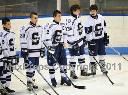 Thumbnail 3 in Watertown/Pomperaug vs. Staples/Weston/Shelton (CIAC Division 3 Final) photogallery.