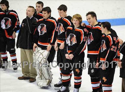 Thumbnail 1 in Watertown/Pomperaug vs. Staples/Weston/Shelton (CIAC Division 3 Final) photogallery.