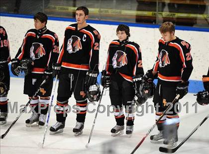 Thumbnail 2 in Watertown/Pomperaug vs. Staples/Weston/Shelton (CIAC Division 3 Final) photogallery.