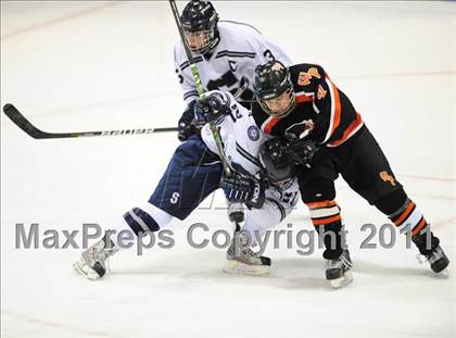 Thumbnail 1 in Watertown/Pomperaug vs. Staples/Weston/Shelton (CIAC Division 3 Final) photogallery.