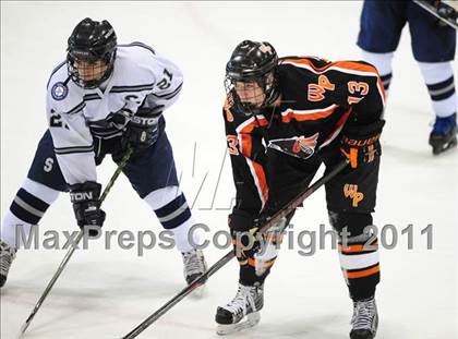 Thumbnail 1 in Watertown/Pomperaug vs. Staples/Weston/Shelton (CIAC Division 3 Final) photogallery.