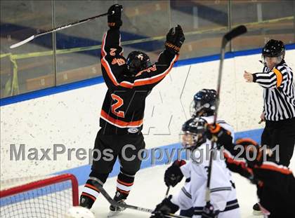 Thumbnail 3 in Watertown/Pomperaug vs. Staples/Weston/Shelton (CIAC Division 3 Final) photogallery.