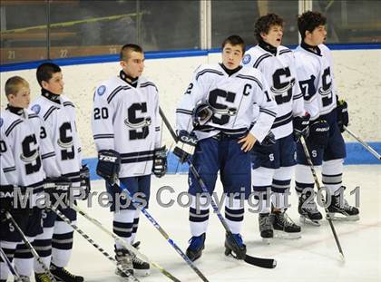 Thumbnail 1 in Watertown/Pomperaug vs. Staples/Weston/Shelton (CIAC Division 3 Final) photogallery.