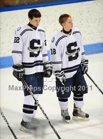 Thumbnail 1 in Watertown/Pomperaug vs. Staples/Weston/Shelton (CIAC Division 3 Final) photogallery.
