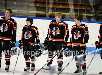 Thumbnail 3 in Watertown/Pomperaug vs. Staples/Weston/Shelton (CIAC Division 3 Final) photogallery.