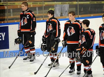 Thumbnail 1 in Watertown/Pomperaug vs. Staples/Weston/Shelton (CIAC Division 3 Final) photogallery.