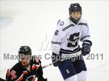 Thumbnail 1 in Watertown/Pomperaug vs. Staples/Weston/Shelton (CIAC Division 3 Final) photogallery.
