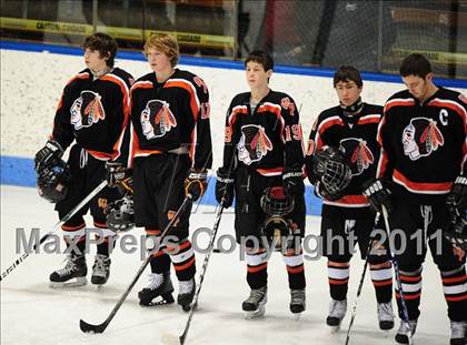 Thumbnail 3 in Watertown/Pomperaug vs. Staples/Weston/Shelton (CIAC Division 3 Final) photogallery.