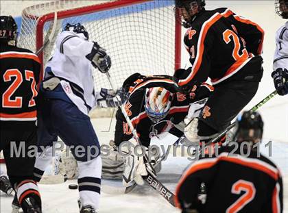 Thumbnail 2 in Watertown/Pomperaug vs. Staples/Weston/Shelton (CIAC Division 3 Final) photogallery.
