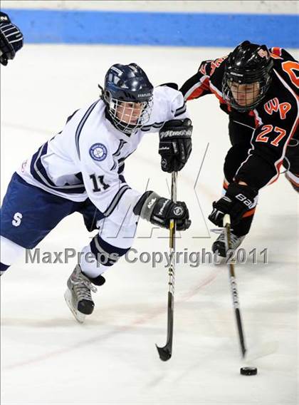 Thumbnail 1 in Watertown/Pomperaug vs. Staples/Weston/Shelton (CIAC Division 3 Final) photogallery.