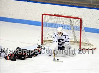 Thumbnail 2 in Watertown/Pomperaug vs. Staples/Weston/Shelton (CIAC Division 3 Final) photogallery.