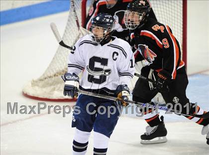 Thumbnail 1 in Watertown/Pomperaug vs. Staples/Weston/Shelton (CIAC Division 3 Final) photogallery.