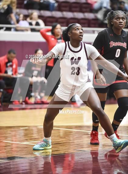 Thumbnail 3 in Braswell @ Wylie (Wylie Girls Basketball Showcase) photogallery.