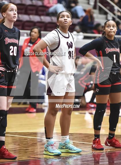 Thumbnail 3 in Braswell @ Wylie (Wylie Girls Basketball Showcase) photogallery.