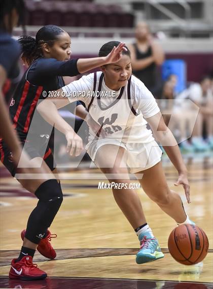 Thumbnail 1 in Braswell @ Wylie (Wylie Girls Basketball Showcase) photogallery.