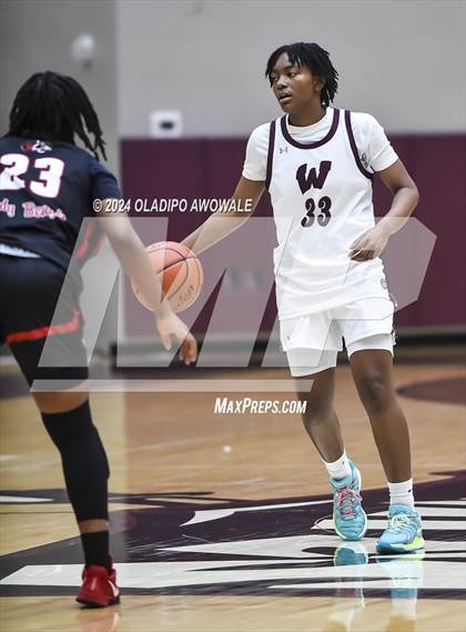 Thumbnail 2 in Braswell @ Wylie (Wylie Girls Basketball Showcase) photogallery.