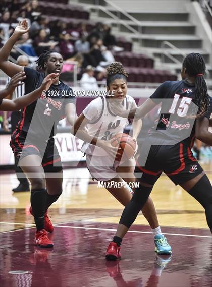 Thumbnail 3 in Braswell @ Wylie (Wylie Girls Basketball Showcase) photogallery.