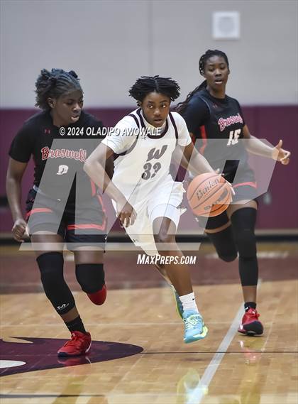 Thumbnail 2 in Braswell @ Wylie (Wylie Girls Basketball Showcase) photogallery.