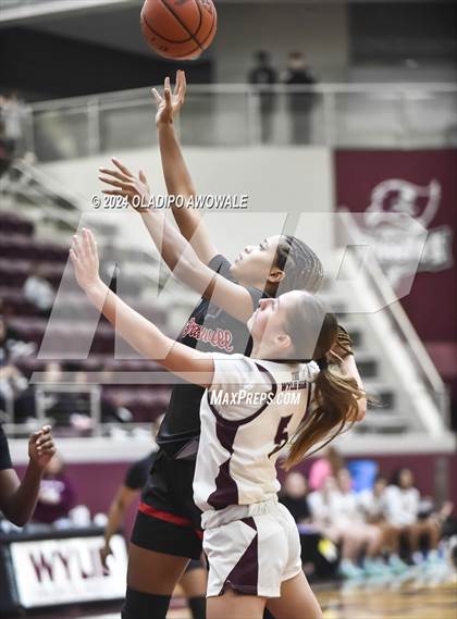 Thumbnail 3 in Braswell @ Wylie (Wylie Girls Basketball Showcase) photogallery.