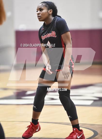 Thumbnail 1 in Braswell @ Wylie (Wylie Girls Basketball Showcase) photogallery.