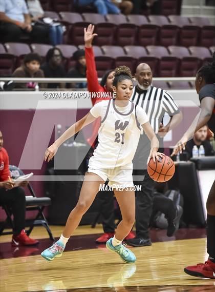 Thumbnail 2 in Braswell @ Wylie (Wylie Girls Basketball Showcase) photogallery.