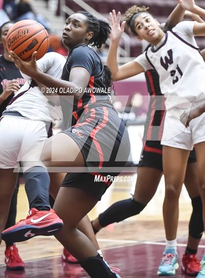 Thumbnail 1 in Braswell @ Wylie (Wylie Girls Basketball Showcase) photogallery.