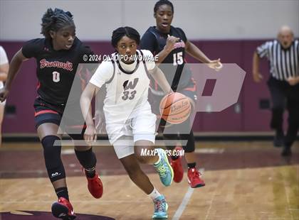 Thumbnail 1 in Braswell @ Wylie (Wylie Girls Basketball Showcase) photogallery.