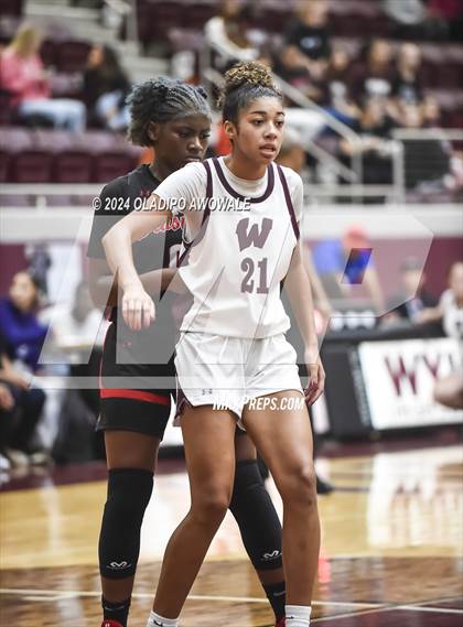 Thumbnail 3 in Braswell @ Wylie (Wylie Girls Basketball Showcase) photogallery.