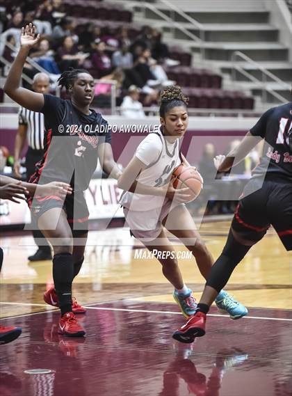 Thumbnail 2 in Braswell @ Wylie (Wylie Girls Basketball Showcase) photogallery.