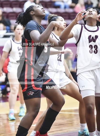 Thumbnail 3 in Braswell @ Wylie (Wylie Girls Basketball Showcase) photogallery.