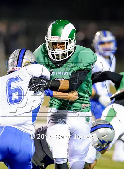 Thumbnail 3 in Rocklin vs St. Mary's (CIF SJS D2 Playoff) photogallery.