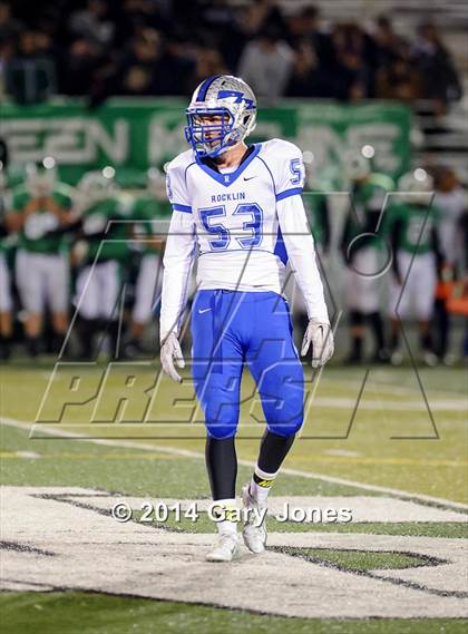 Thumbnail 2 in Rocklin vs St. Mary's (CIF SJS D2 Playoff) photogallery.