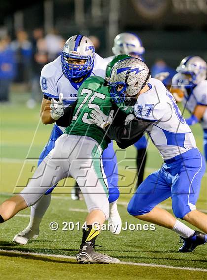 Thumbnail 2 in Rocklin vs St. Mary's (CIF SJS D2 Playoff) photogallery.