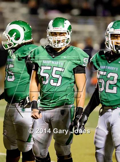 Thumbnail 2 in Rocklin vs St. Mary's (CIF SJS D2 Playoff) photogallery.