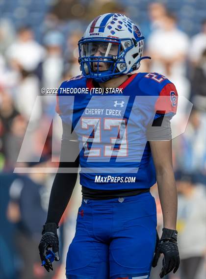 Thumbnail 2 in Cherry Creek vs. Valor Christian (CHSAA 5A State Championship) photogallery.