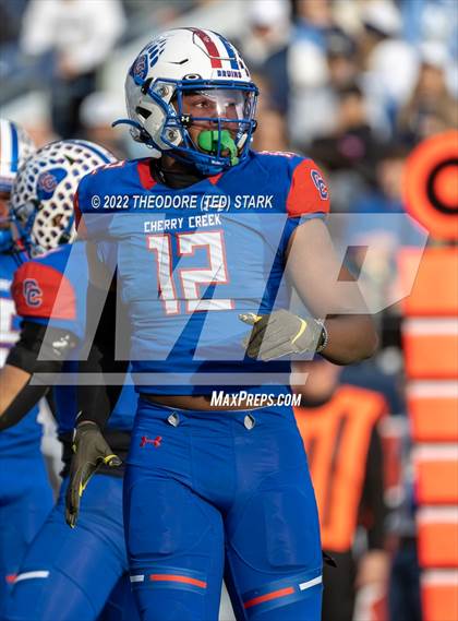 Thumbnail 3 in Cherry Creek vs. Valor Christian (CHSAA 5A State Championship) photogallery.