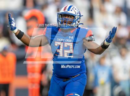 Thumbnail 3 in Cherry Creek vs. Valor Christian (CHSAA 5A State Championship) photogallery.