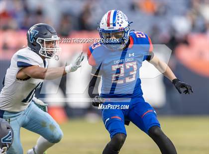 Thumbnail 2 in Cherry Creek vs. Valor Christian (CHSAA 5A State Championship) photogallery.